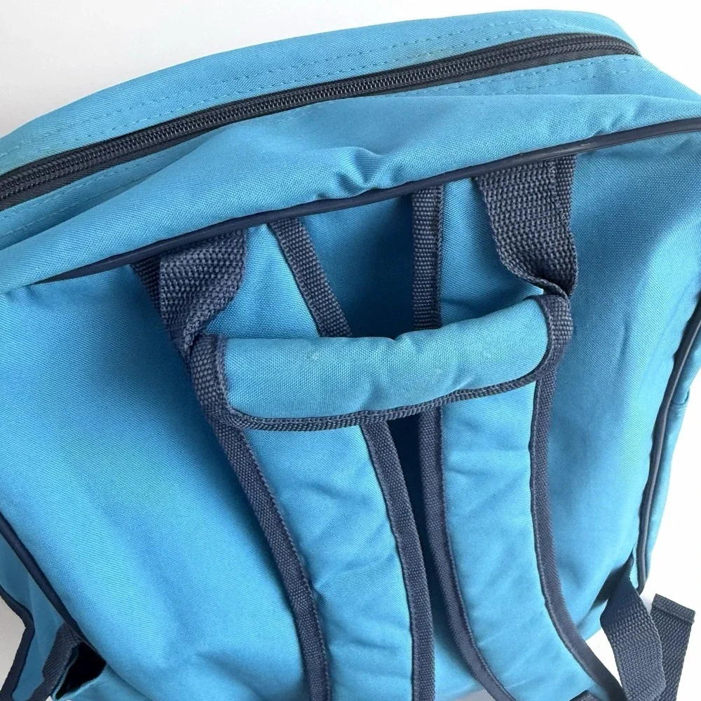 VTG 1990s‎ Disney Pooh Backpack Kids Weekend Diaper Bag Thinking Spot Blue